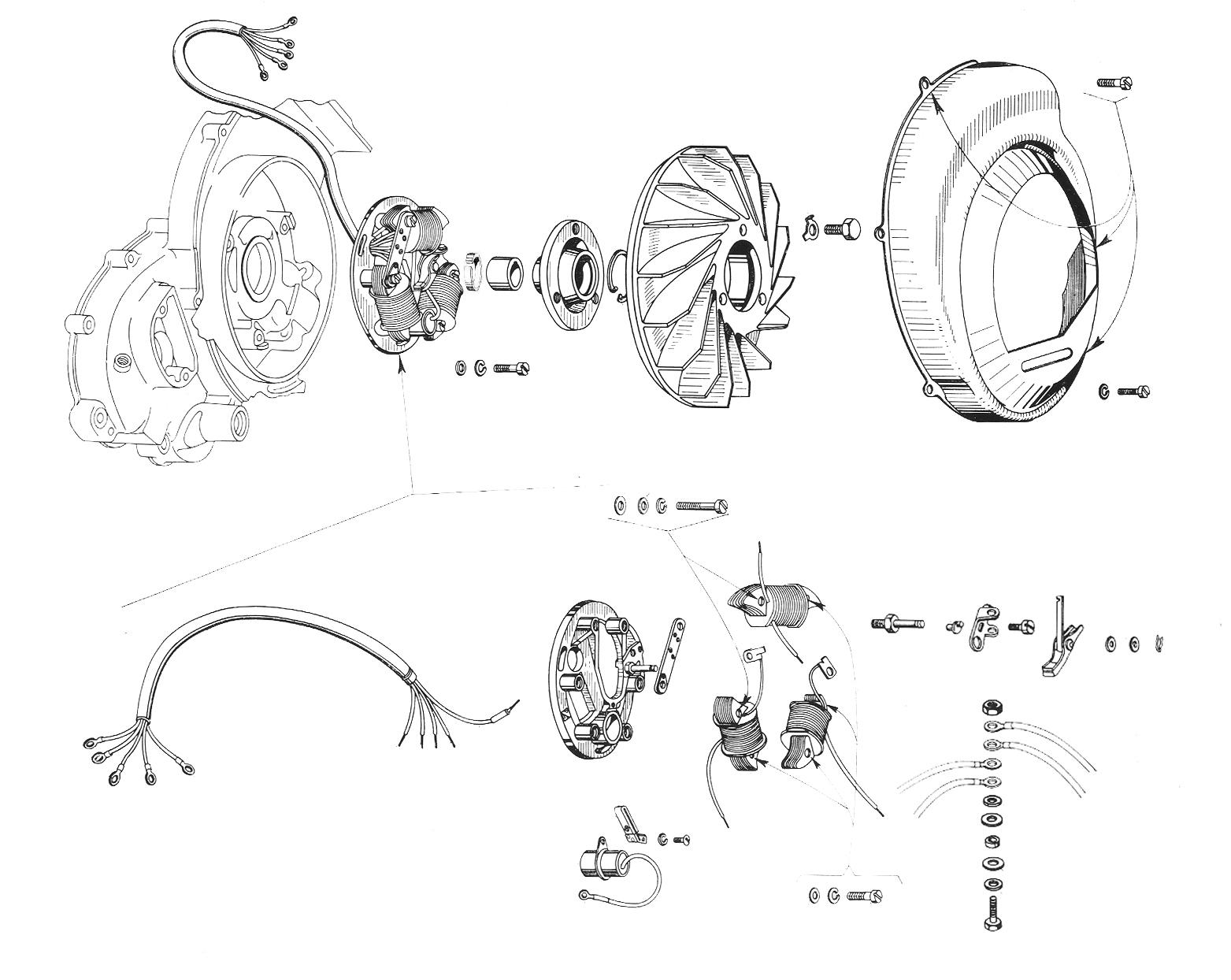 Volano magnete - Vespa 160 GS (VSB1T)