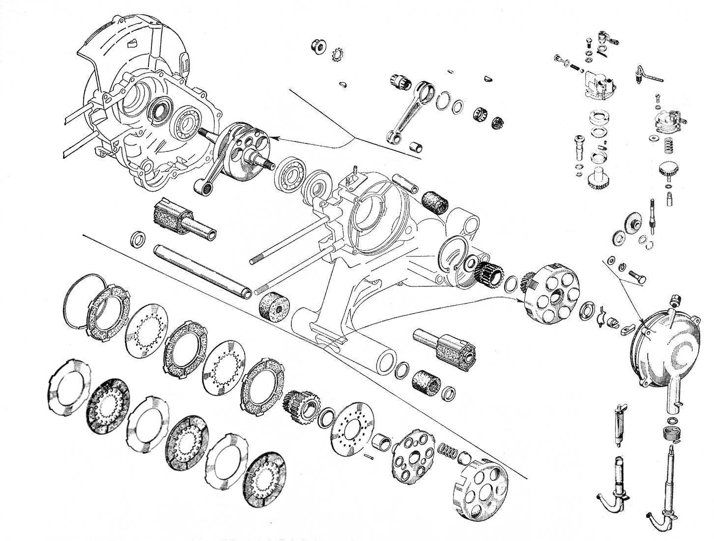 Albero motore - Frizione - Vespa 150 (VBB1T)