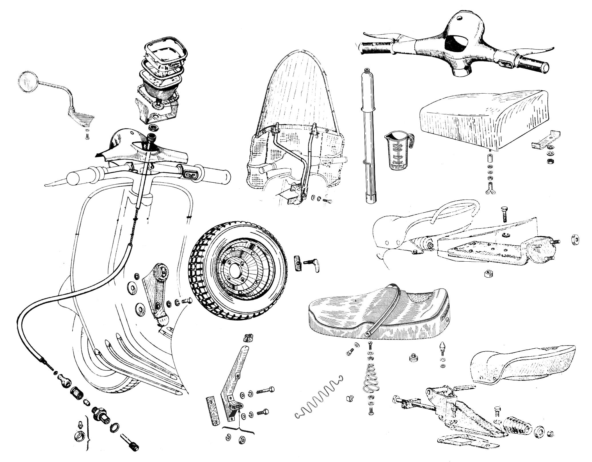 Accessori - Vespa 150 (VBB1T)