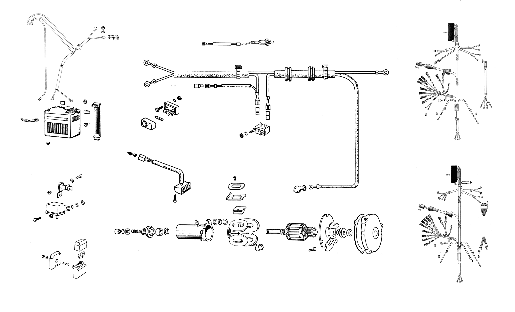 Connessioni elettriche - Dispositivi alletrici - Vespa PK 50 S Automatica (VA51T)