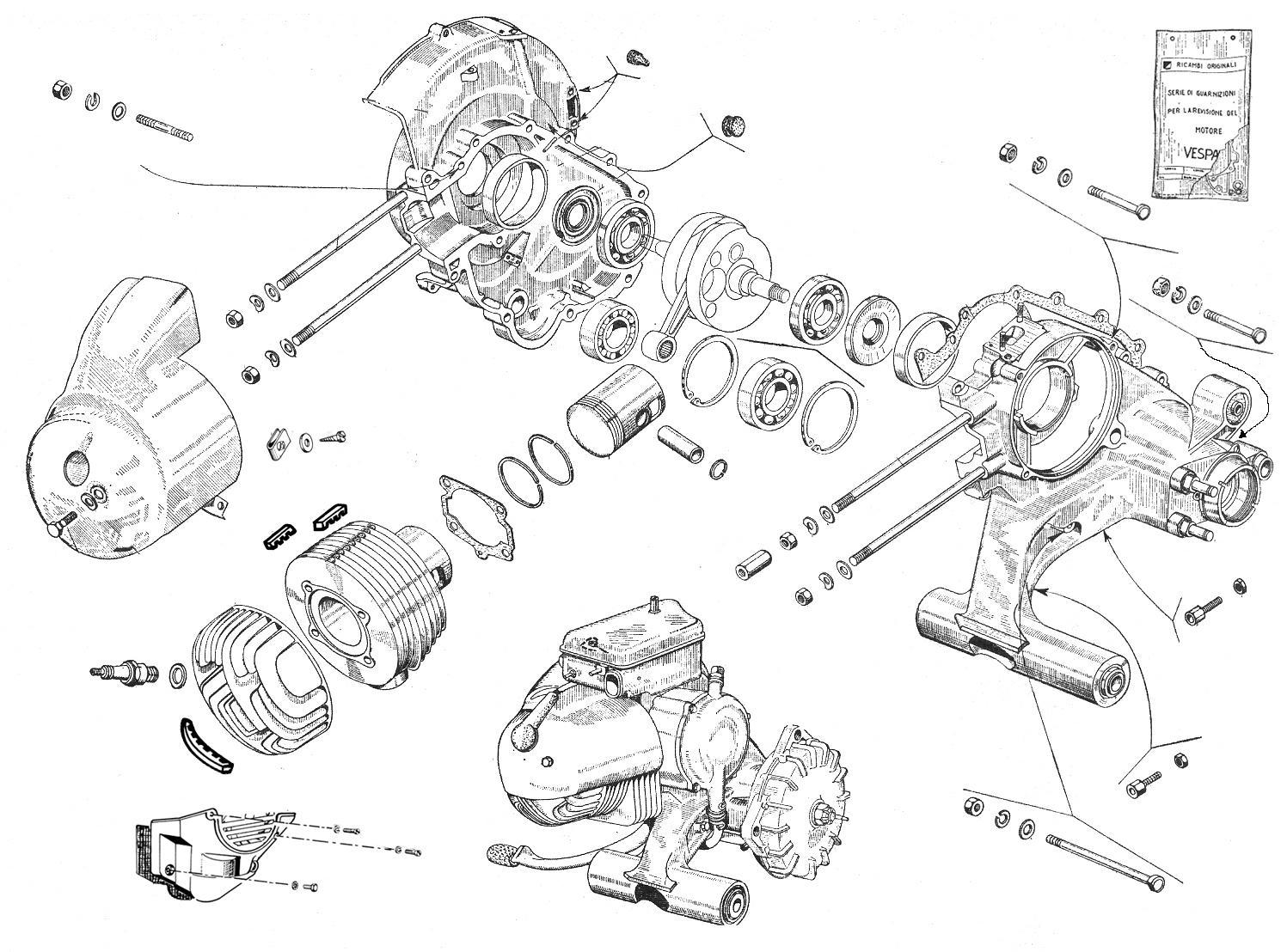 Carter - Cilindro - Vespa 150 (VBB1T)